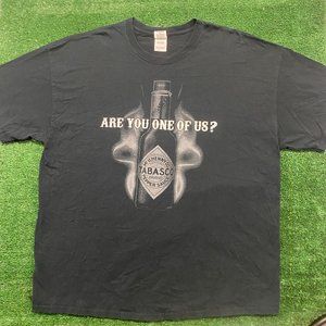 Vintage Y2K Tabasco Quote Choppers Motorcycle Baggy Punk Tee